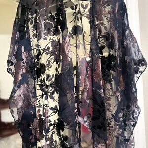 Floral Sheer Kimono